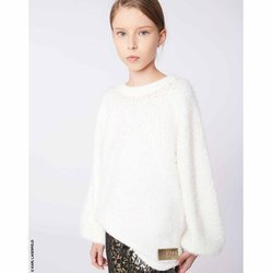 KARL LAGERFELD Kids Sweter dziewczęcy ozdobiony cekinami