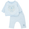 KENZO Kids Komplet dziecięcy dla chłopca - Bluza oraz spodnie Tiger błękitne