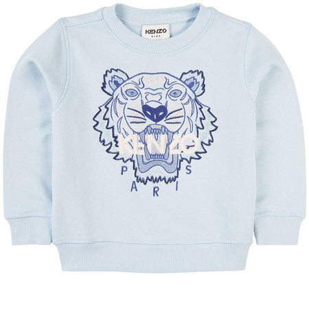 KENZO Kids Bluza dziecięca Tiger błękitna 