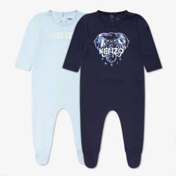 KENZO Kids Komplet prezentowy - dwa pajacyki niemowlęce Tiger dla chłopca w prezentowym pudełku