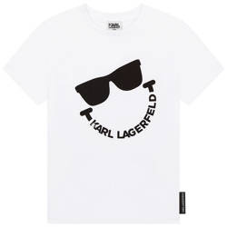 KARL LAGERFELD KIDS T-shirt dziecięcy z krótkim rękawem SMILE