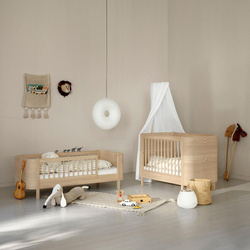 OLIVER FURNITURE WOOD MINI+ CONVERSION KIT (ADDITIONAL TO MINI+ COT BED INCL. JUNIOR KIT), OAK