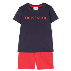 TRUSSARDI Komplet dziecięcy t-shirt z krótkim rękawem i spodenki