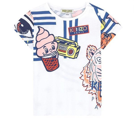 KENZO Kids T-shirt niemowlęcy z krótkim rękawem