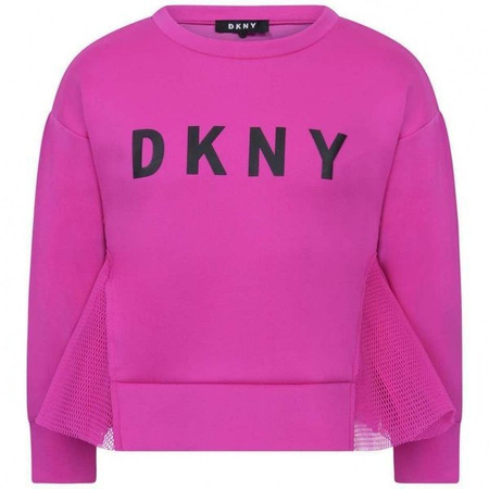 DKNY Bluza dziewczęca fuksja