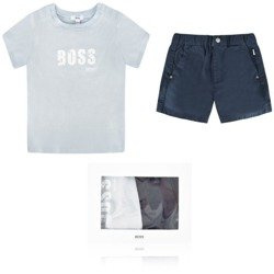 BOSS Kids Komplet niemowlęcy t-shirt z krótkim rękawem oraz spodenki