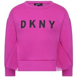 DKNY Bluza dziewczęca fuksja