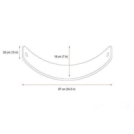 Curve Lab Dziecięca drewniana deska do balansowania Perfect Arc