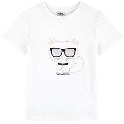 KARL LAGERFELD KIDS T-shirt z krótkim rękawem