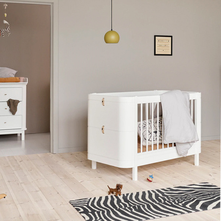  OLIVER FURNITURE Łóżeczko dziecięce Wood MINI white bez pakietu junior