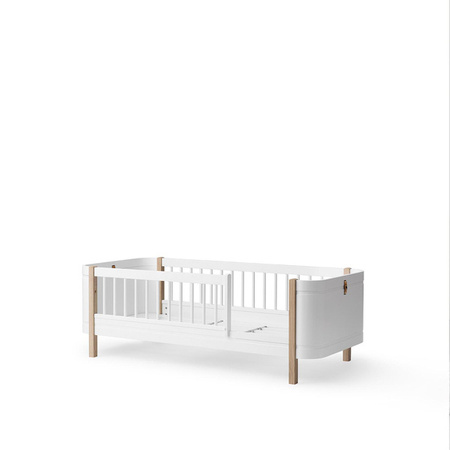  OLIVER FURNITURE Wood Łóżko dziecięce WOOD MINI junior biały/dąb 70x160 cm