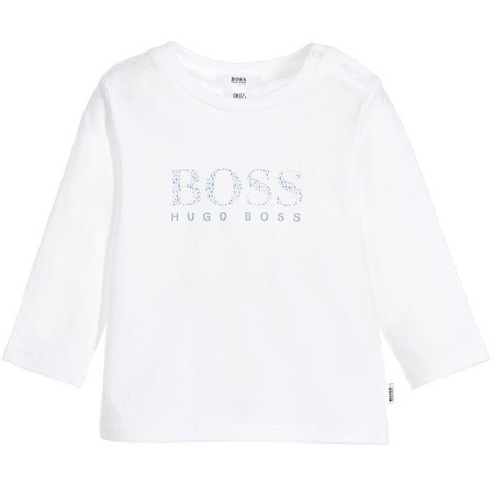 BOSS Kids T-shirt niemowlęcy dla chłopca z logo