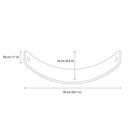 Curve Lab Dziecięca drewniana deska do balansowania Major Arc