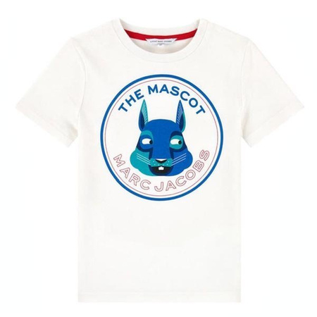 THE MARC JACOBS T-shirt dziecięcy biały z nadrukiem