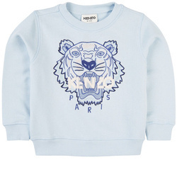 KENZO Kids Bluza dziecięca Tiger błękitna