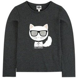 KARL LAGERFELD KIDS T-shirt z długim rękawem