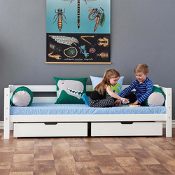  HOPPEKIDS Łóżko dziecięce Eco Luxury białe 90x200 cm