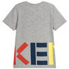 KENZO Kids T-shirt dziecięcy szary z logo