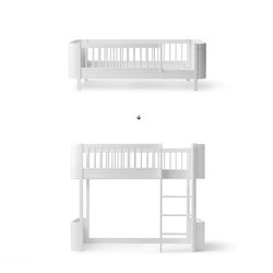 OLIVER FURNITURE Zestaw do przekształcenia łóżka Mini + Junior bed do łóżka Mini + loft loft, white