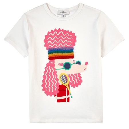 THE MARC JACOBS T-shirt dziewczęcy z krótkim rękawem z nadrukiem