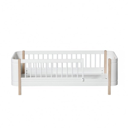  OLIVER FURNITURE Łóżeczko dziecięce Wood MINI + white/oak z pakietem junior