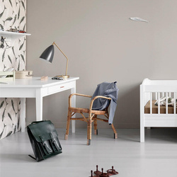 OLIVER FURNITURE Stół dziecięcy Seaside junior z szufladą ze skórzanym uchwytem