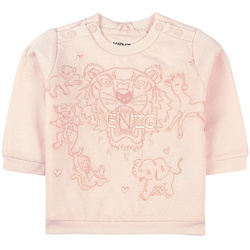 KENZO Kids Bluza dziecięca Tiger jasno-różowa