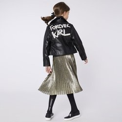 KARL LAGERFELD KIDS Spódnica dziewczęca plisowana