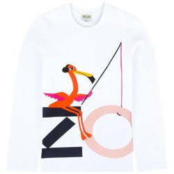 KENZO Kids T-shirt dziecięcy z długim rękawem