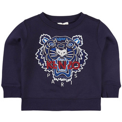 KENZO Kids Bluza chłopięca z długim rękawem granatowa Tiger