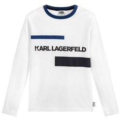 KARL LAGERFELD Kids Karl T-shirt chłopięcy z długim rękawem