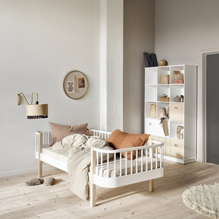 OLIVER FURNITURE Wood Regał dziecięcy biały 3x5 z podstawą