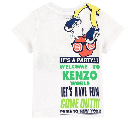 KENZO Kids T-shirt niemowlęcy dla chłopca z krótkim rękawem