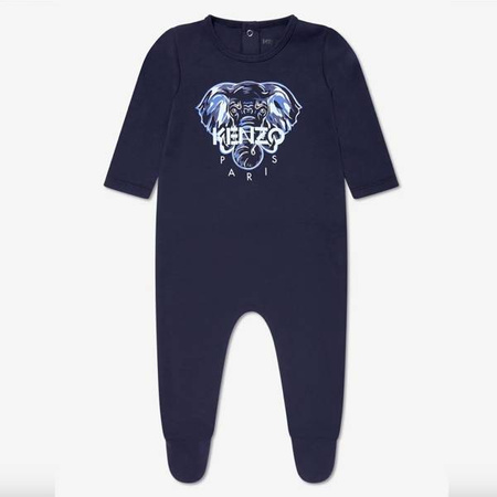 KENZO Kids Komplet prezentowy - dwa pajacyki niemowlęce Tiger dla chłopca w prezentowym pudełku