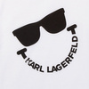 KARL LAGERFELD KIDS T-shirt chłopięcy z krótkim rękawem z nadrukiem SMILE