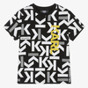 KARL LAGERFELD T-shirt dziecięcy dla chłopca z nadrukiem logo