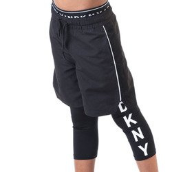 DKNY Leginsy sportowe czarne