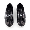 DKNY sneakersy dziecięce ocieplane futerkiem czarne