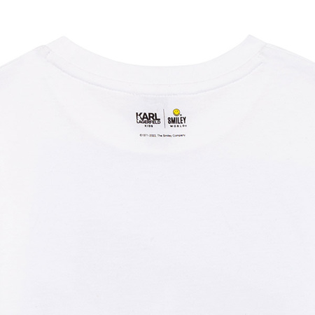 KARL LAGERFELD KIDS T-shirt dziecięcy z krótkim rękawem SMILE