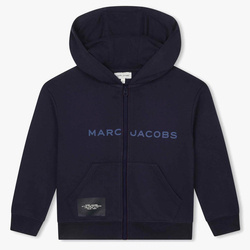 THE MARC JACOBS Bluza chłopięca z kapturem granatowa