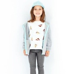 KENZO Kids T-shirt dziewczęcy z nadrukiem