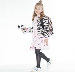 KENZO Kids Bidon dziecięcy różow0-czarny