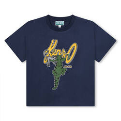 KENZO Kids T-shirt chłopięcy  z krótkim rękawem z nadrukiem