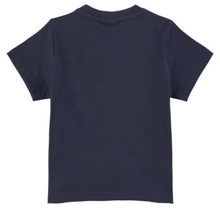 BOSS Kids T-shirt dziecięcy dla chłopca z krótkim rękawem granatowy