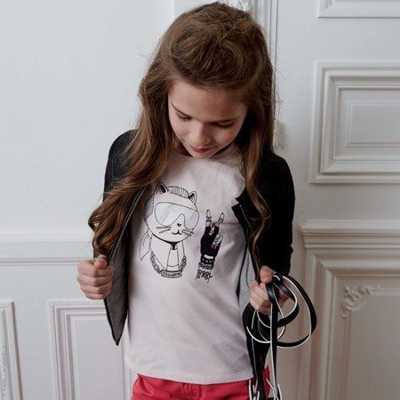 KARL LAGERFELD KIDS Kurtka dziewczęca pikowana