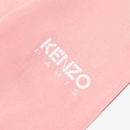 KENZO Kids Leginsy dziewczęce granatowe z logo