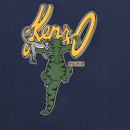 KENZO Kids T-shirt chłopięcy  z krótkim rękawem z nadrukiem