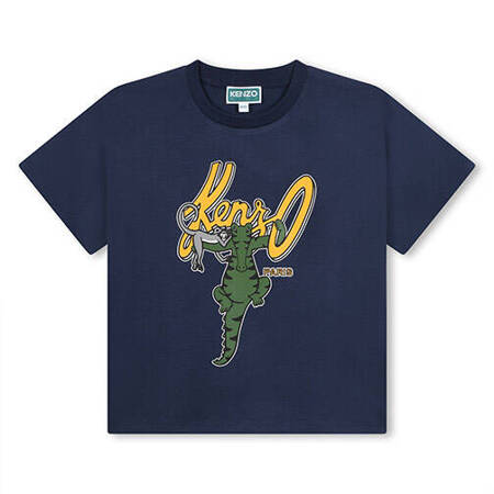 KENZO Kids T-shirt chłopięcy  z krótkim rękawem z nadrukiem