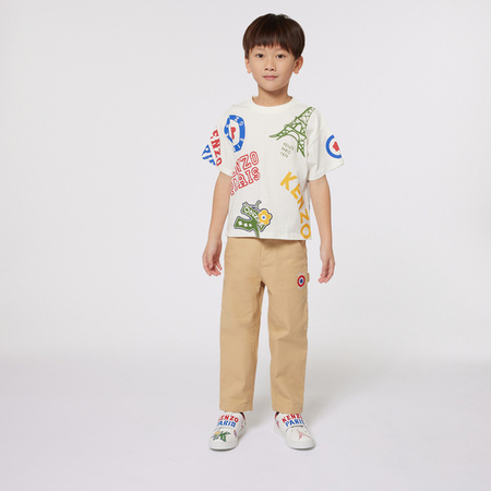 KENZO Kids T-shirt dziecięcy  z krótkim rękawem z nadrukiem