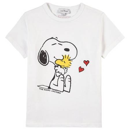 THE MARC JACOBS T-shirt dziewczęcy z krótkim rękawem Snoopy